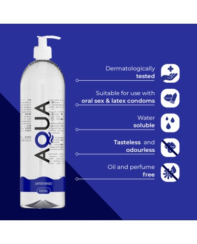 AQUA QUALITY - LUBRIFIANT À BASE D''EAU 1000 ML
