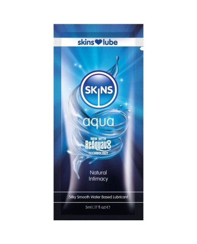 SKINS - AQUA LUBRIFIANT À BASE D'EAU DOSE UNIQUE 5 ML