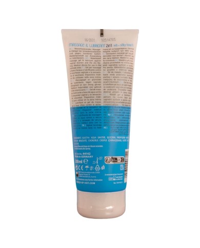 HOT - GEL DE MASSAGE ET DE GLISSE 2 EN 1, TEXTURE SOYEUSE, 200 ML