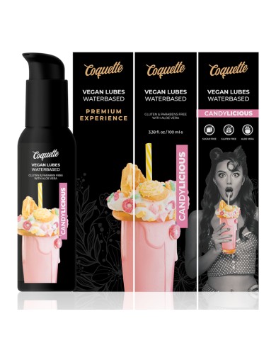 COQUETTE CHIC DESIRE - LUBRIFIANT VÉGAN CANDYLICIOUS PREMIUM EXPERIENCE 100ML
