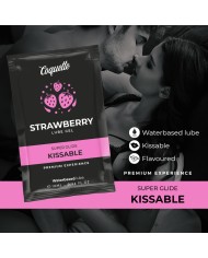 COQUETTE COSMETICS - LUBRIFIANT KISSABLE BASE DEAU DE FRAISE POCHE 10 ML