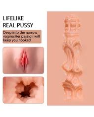 XISE - LYDIA MASTURBATEUR VAGIN FÉMININ AVEC POUSSÉE 25 CM