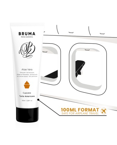 BRUMA - GEL GLISSANT À L''ALOE VERA SAVEUR CUPCAKE 100 ML