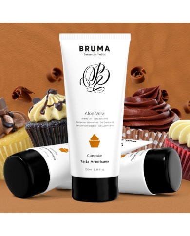 BRUMA - GEL GLISSANT À L''ALOE VERA SAVEUR CUPCAKE 100 ML