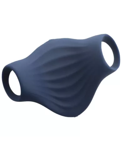 ROCKS-OFF - MASTURBATEUR VIBRATEUR FLEXIBLE PALM BLUE