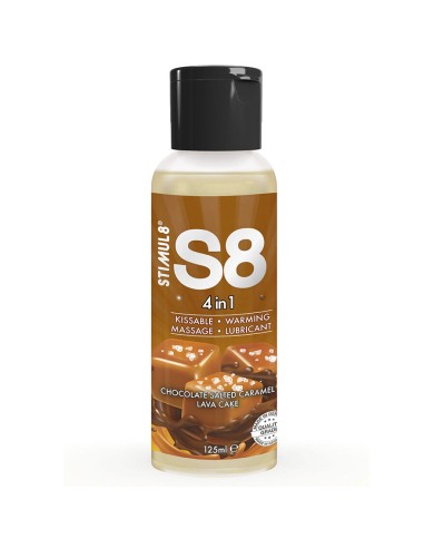 STIMUL8 - S8 LUBRIFIANT DESSERT 4 EN 1 CHOCOLAT ET CARAMEL SALÉ 125 ML