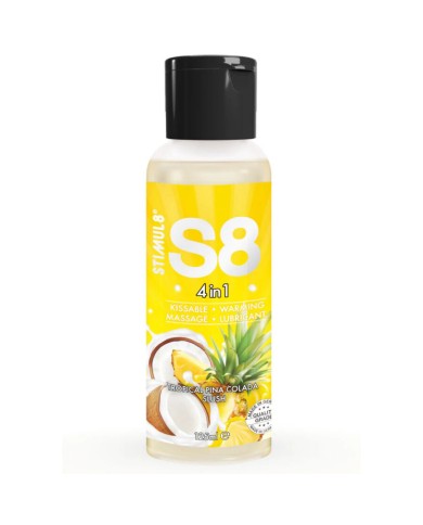STIMUL8 - LUBRIFIANT DESSERT PINA COLADA 4 EN 1 S8 125 ML