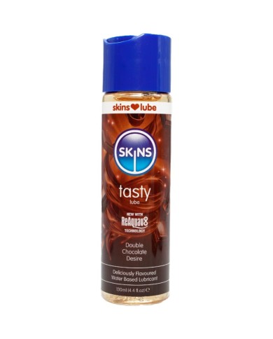 SKINS - LUBRIFIANT À BASE D'EAU DOUBLE CHOCOLAT 130 ML