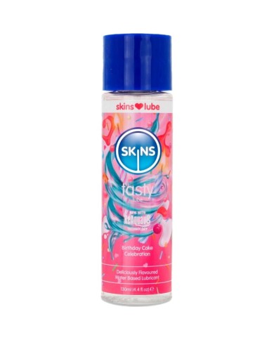 SKINS - LUBRIFIANT À BASE D'EAU DÉLICIEUX GÂTEAU D'ANNIVERSAIRE 130 ML