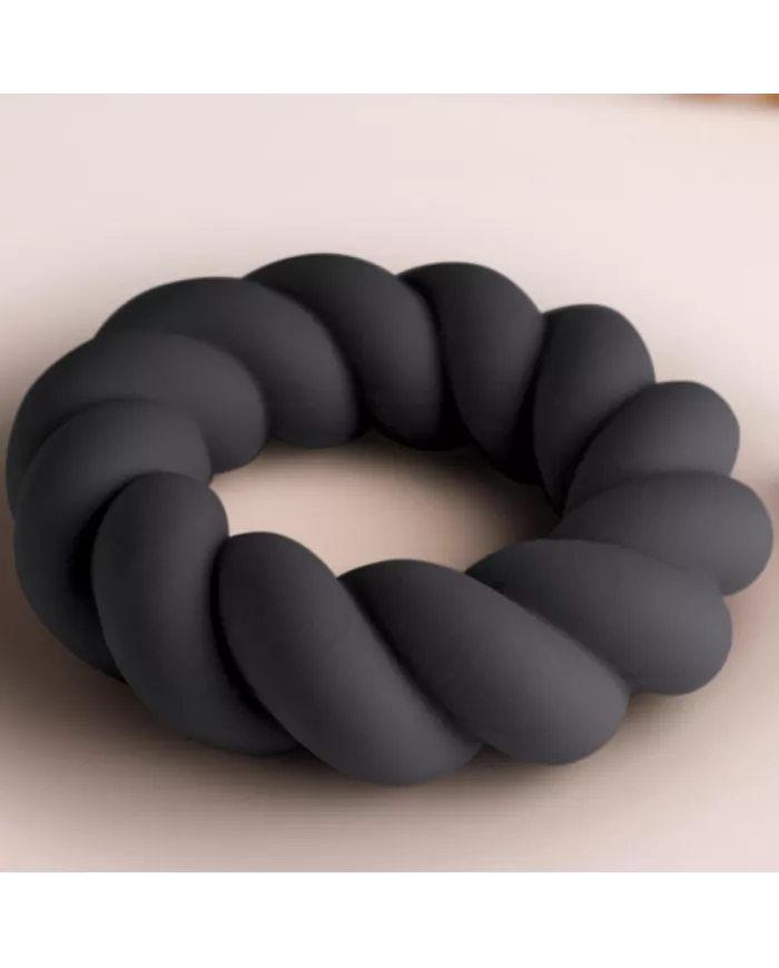 ROCKS-OFF - ANNEAU DE MASTURBATION EN SILICONE NOIR TWIST ROCKS-OFF - ANNEAU DE MASTURBATION EN SILICONE NOIR TWIST