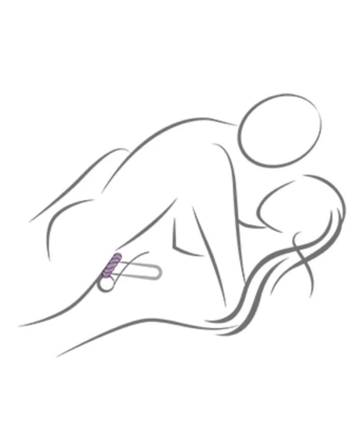 ROCKS-OFF - ANNEAU DE MASTURBATION EN SILICONE NOIR TWIST ROCKS-OFF - ANNEAU DE MASTURBATION EN SILICONE NOIR TWIST