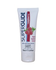 HOT - SUPERGLIDE LUBRIFIANT COMESTIBLE À BASE D'EAU FRAMBOISE 75 ML