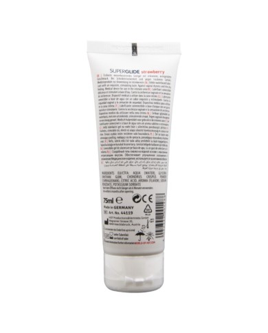 HOT - SUPERGLIDE LUBRIFIANT COMESTIBLE À BASE D'EAU FRAISE 75 ML