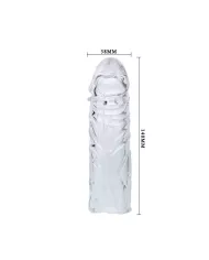 BAILE - HOUSSE LILAS POUR LE PÉNIS EN SILICONE ADAPTABLE 13 CM BAILE - HOUSSE LILAS POUR LE PÉNIS EN SILICONE ADAPTABLE 13 CM