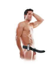 FETISH FANTASY SERIES - 19 CM VIBRANT CREUX STRAP-ON NOIR FETISH FANTASY SERIES - 19 CM VIBRANT CREUX STRAP-ON NOIR