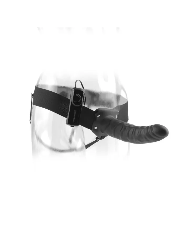 FETISH FANTASY SERIES - 19 CM VIBRANT CREUX STRAP-ON NOIR FETISH FANTASY SERIES - 19 CM VIBRANT CREUX STRAP-ON NOIR