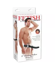 FETISH FANTASY SERIES - 19 CM VIBRANT CREUX STRAP-ON NOIR FETISH FANTASY SERIES - 19 CM VIBRANT CREUX STRAP-ON NOIR