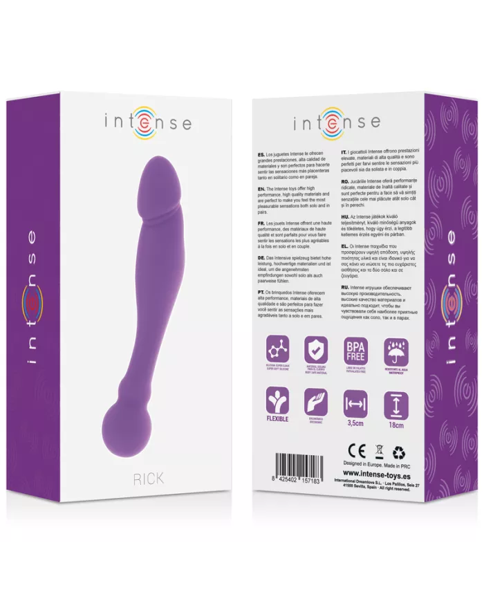 INTENSE - SILICONE RICK DUAL LILAS
