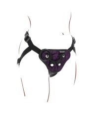 GET REAL - HARNAIS EN DENTELLE STRAP-ON VIOLET