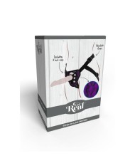 GET REAL - HARNAIS EN DENTELLE STRAP-ON VIOLET