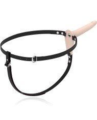 FETISH SUBMISSIVE HARNESS - VIBRATEUR SILICONE FLESH 15 CM