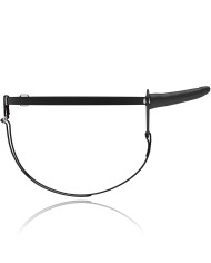 FETISH SUBMISSIVE HARNESS - VIBRATEUR SILICONE NOIR 15 CM