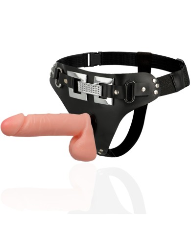 HARNESS ATTRACTION - DELUXE HARNAIS AVEC VIBRATION RÉALISTE 18 X 4,5CM