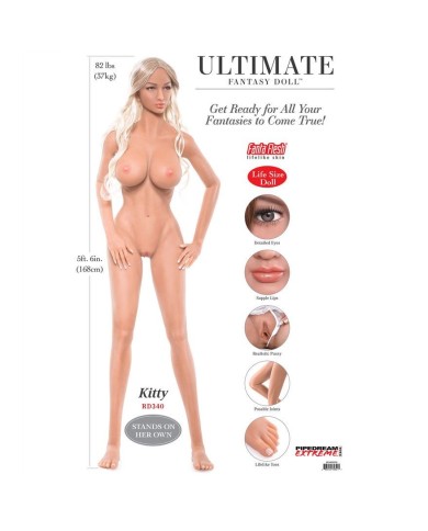 EXTREME TOYZ - PIPEDREAM EXTREME ULTIMATE FANTASY DOLLS KITTY 168 CM