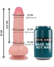ROCKARMY - SILICONE LIQUIDE PREMIUM MUSTANG RÉALISTE 18 CM -O- 4.14 CM