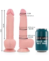 ROCKARMY - GODE EN SILICONE LIQUIDE PREMIUM SPITFIRE 21 CM -O- 4.62 CM