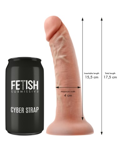 FETISH SUBMISSIVE CYBER STRAP - HARNAIS AVEC TÉLÉCOMMANDE DILDO WATCHME S TECHNOLOGIE
