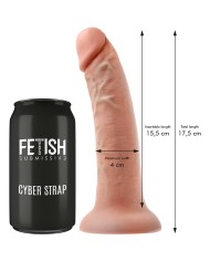 FETISH SUBMISSIVE CYBER STRAP - HARNAIS AVEC GODE ET TÉLÉCOMMANDE BULLET TECHNOLOGIE WATCHME S