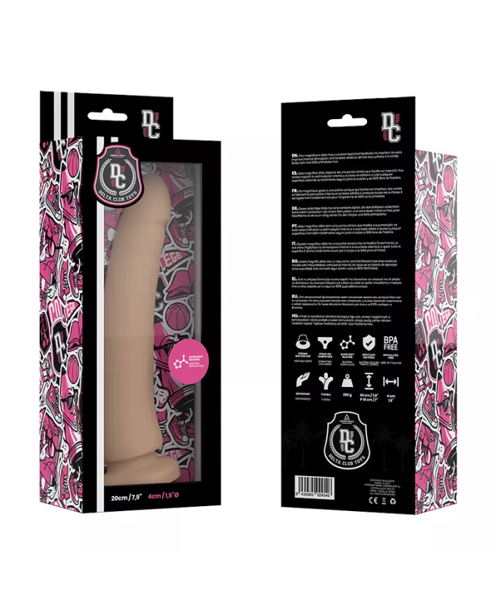 DELTA CLUB - TOYS GODE NATUREL MÉDICAL SILICONE 20 CM -O- 4 CM DELTA CLUB - TOYS GODE NATUREL MÉDICAL SILICONE 20 CM -O- 4 CM