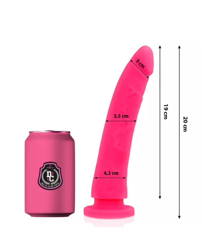 DELTA CLUB - TOYS GODE MÉDICAL ROSE EN SILICONE 20 CM -O- 4 CM DELTA CLUB - TOYS GODE MÉDICAL ROSE EN SILICONE 20 CM -O- 4 CM