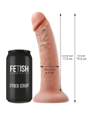 FETISH SUBMISSIVE CYBER STRAP - HARNAIS AVEC GODE ET TÉLÉCOMMANDE BULLET TECHNOLOGIE WATCHME M