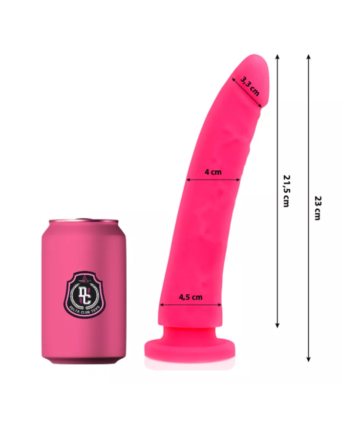 DELTA CLUB - TOYS GODE MÉDICAL ROSE EN SILICONE 23 CM -O- 4.5 CM