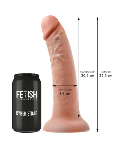 FETISH SUBMISSIVE CYBER STRAP - HARNAIS AVEC GODE ET TÉLÉCOMMANDE BULLET TECHNOLOGIE WATCHME L