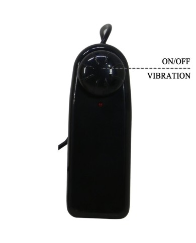 PRETTY LOVE - STARKS SLIP HARNAIS DILDO VIBRANT MULTI-VITESSES 17,5 CM MARRON CLAIR