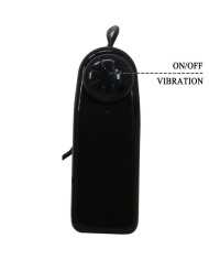 PRETTY LOVE - STARKS SLIP HARNAIS DILDO VIBRANT MULTI-VITESSES 17,5 CM MARRON CLAIR