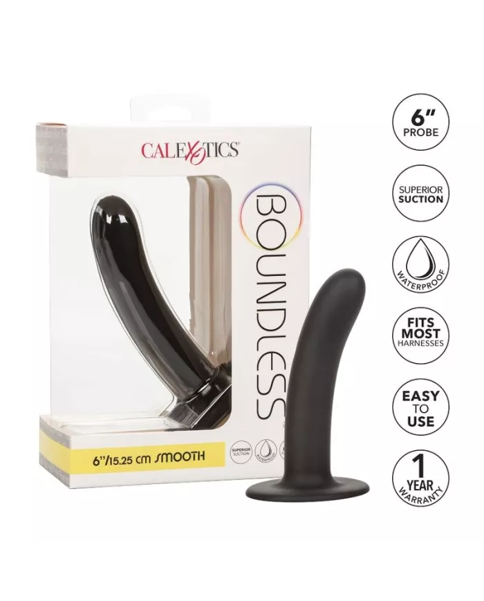 CALEXOTICS - BOUNDLESS DILDO 15.25 CM COMPATIBLE HARNAIS LISSE