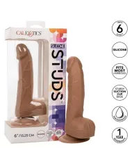 CALEXOTICS - CLOUS EN SILICONE 15.24 CM MARRON