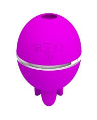 PRETTY LOVE - VIBRATEUR ROND EN SILICONE GEMINI BALL VIOLET