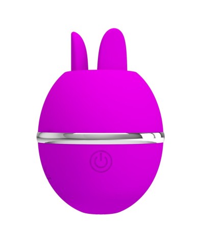 PRETTY LOVE - VIBRATEUR ROND EN SILICONE GEMINI BALL VIOLET