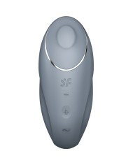 SATISFYER - TAP & CLIMAX 1 VIBRATEUR LAY-ON ROUGE