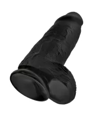 KING COCK - PÉNIS RÉALISTE CHUBBY 23 CM NOIR