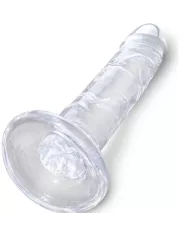KING COCK - CLEAR PÉNIS RÉALISTE 15.5 CM TRANSPARENT