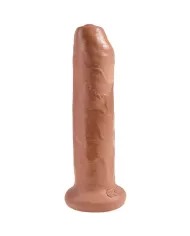 KING COCK - PÉNIS RÉALISTE NON COUPÉ 17.8 CM CARAMEL