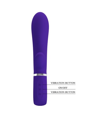 PRETTY LOVE - VIBRATEUR MULTIFONCTION G-SPOT THOMAS VIOLET