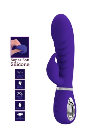 PRETTY LOVE - VIBRATEUR MULTIFONCTION G-SPOT PRESCOTT VIOLET
