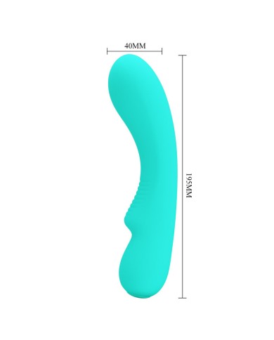 PRETTY LOVE - VIBRATEUR RECHARGEABLE PRESCOTT VERT AQUA
